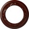 Ekena Millwork Roped Medway Medallion (Canopies up to 7 1/2"), 12 1/4"OD x 7 1/2"ID x 7/8"P, Brushed Mahogany CM12MEBMF - alternate 1